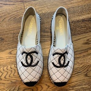 Chanel Canvas Espadrilles, Size 9, Never Been Worn